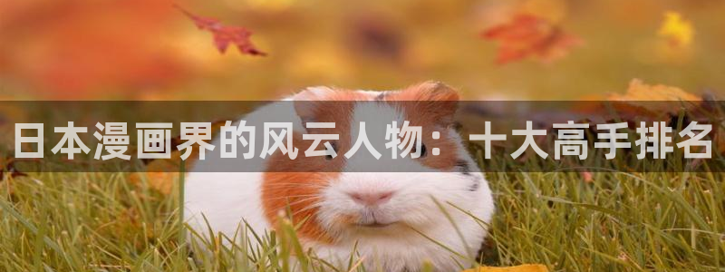 宦妃天下漫画屋：日本漫画界的风云人物：十大高手排名